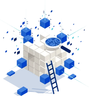 Bloc de données représentant la traçabilité de la blockchain Bloc de données représentant la traçabilité de la blockchain