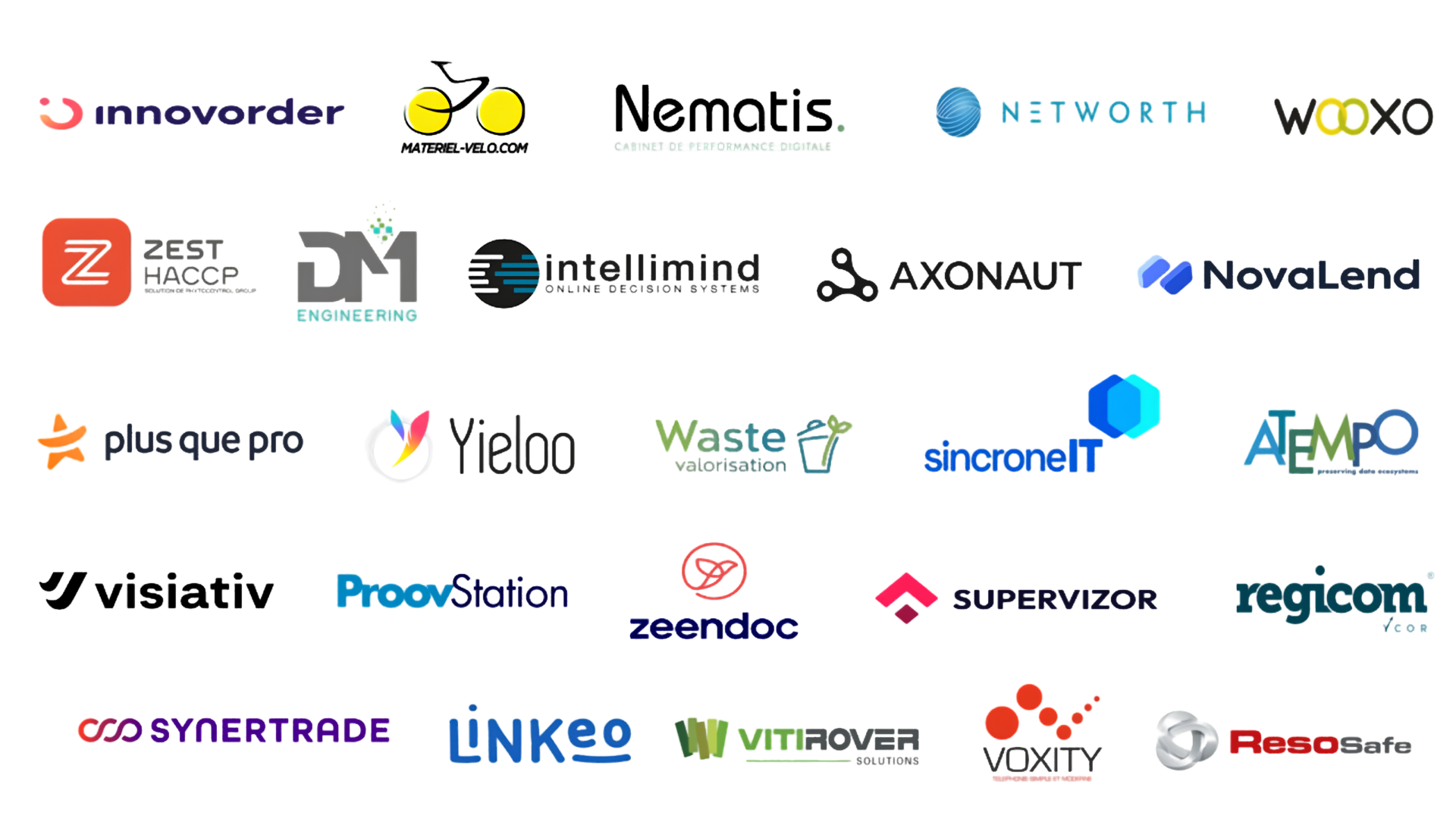 Logos des entreprises auditées 2